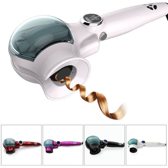 Ceramic Automatic Hair Curlers with Steam Function LCD Digital Display for Beautiful and Shiny Curls