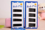 60pcs/card black hair clip professional bobby pins