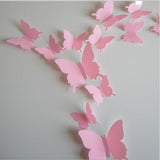 12Pcs PVC 3D Wonderful Art Butterfly Design Wall Stickers
