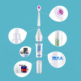 Battery Toothbrush with 3 Brush Heads