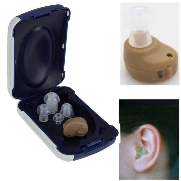 Mini Hearing Aids Adjustable Tone In The Ear Invisible Portable Audiphones