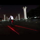 Tail light (5LED+2Laser) Cycling Safety warning Bicycle Rear Lamp Bike Laser