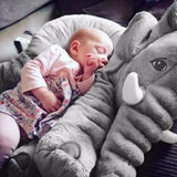 Elephant Soft Children Pillow Kids Calm Doll Toys Sleep Bed Car