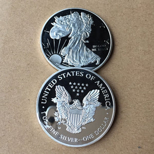 American Dollar Eagle Pattern Coin