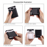 DIY 4x18650 Battery Portable 10000mAh Power Bank Box Shell with 2xUSB Output&Display for iPhone,Galaxy without Battery 5V