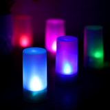 LED Flickering Flash Candle Night light Shake/Blow Candle Lamp Home Decor