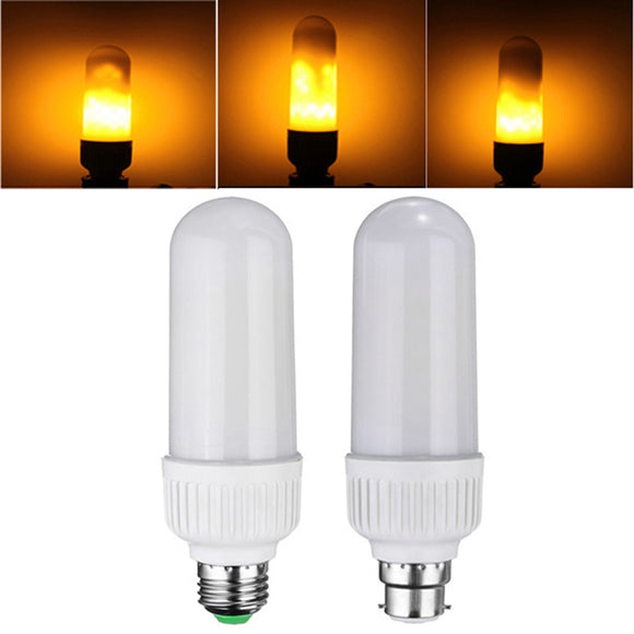 5W 99LEDs Lamp Bulb Yellow Flickering Flame Fire