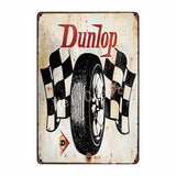 Tire  Metal Sign Wall Poster Vintage Sticker Garage Decor for Pub bar Retro Mural Iron Plaque Painting