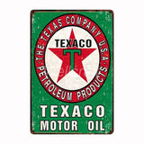 TEXACO ESSO STP India  Shell Champion Garage Oil Metal Signs Poster Decor for Bar Pub Iron Painting Home