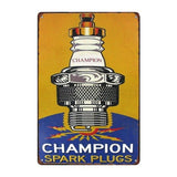 Spark Plugs Motor Home Garage Vintage Tin Signs Metal Plates For Wall Bar Home Art Garage Decor